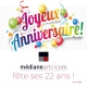 Joyeux anniversaire Médiane !