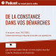 De la constance dans vos démarches